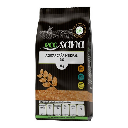 Ecosana Açúcar de Cana Integral Bio 1 Quilo